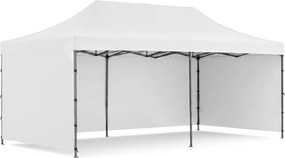 SPRINGOS Nožnicový záhradný stan 3×6 m – biely, obchodný pavilón na podujatia GP0006