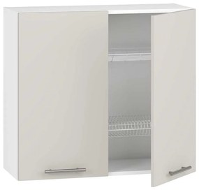 Horná skrinka Vento GC-80/72, biela / krémová