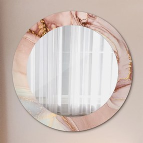 Okrúhle ozdobné zrkadlo Abstraktná tekutina fi 60 cm