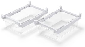 Výsuvné boxy do chladničky, 2 ks