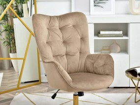 Kreslo Meryl (béžová + zlato). Vlastná spoľahlivá doprava až k Vám domov. 1110287