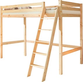 XXXLutz VYVÝŠENÁ POSTEĽ, 90/200 cm farba borovice MID.YOU - Detské izby - 000406004603