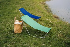 Skladacie plážové ležadlo SAND, zelené