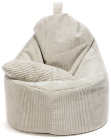 INTERMEDIC SK Kreslo Yoko Velvet – manšestrové kreslo s vankúšom, 75x70x30 cm Farba: SZ83 - krémová