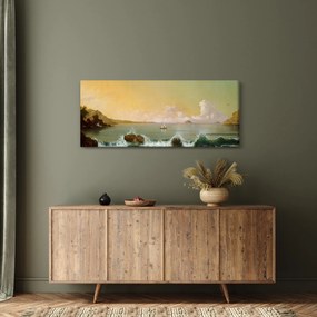 Obraz - Martin Johnson Heade, Rio de Janeiro Bay, reprodukcia (120x50 cm)