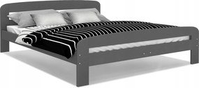Posteľ DAVE 200x140 cm - šedá