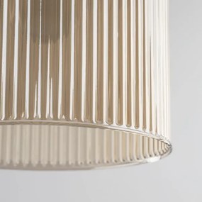 Závesný luster SOPHIA 1xE14/10W/230V čierna/dymovo-béžová