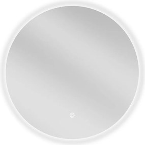 Mexen Erg, okrúhle LED podsvietené kúpeľňové zrkadlo 50 cm, 6000K, vykurovacia podložka proti zahmlievaniu, 9823-050-050-611-00