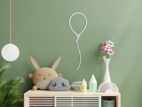 drevko Nálepka do detskej izby Balón Rozmer obrazu: 44,5 x 14 cm, Farba dekorácie: Čierna