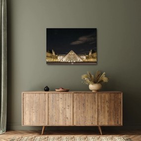 Obraz - Louvre v noci (70x50 cm)