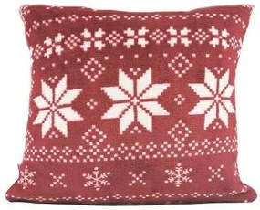 Vánoční povlak na polštář NORDICO 40x40 cm červený