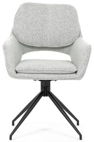 Autronic BONTEC Jedálenská stolička, krémová, látka bouclé, DCH-T1156 CRM2 Farba: Krémová