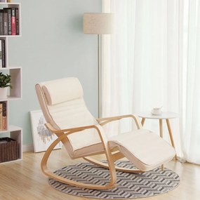 Jurhan Hojdacie kreslo, leňoška SWING nosnosť 150kg, 67x115x91cm, béžová