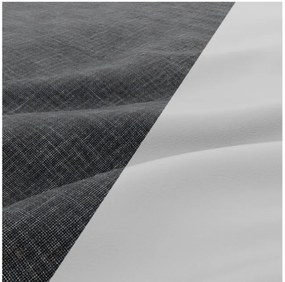 Dvojmiestna pohovka LUNA rozkladacia, tmavosivá / biela