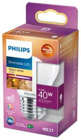 Philips LED Classic WarmGlow E27 P45 3,4 W matná