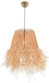 Luster na lanku VALANCE 1xE27/40W/230V hnedá