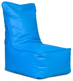 INTERMEDIC SK - Sedací vak Kreslo ELEGANT z ekokože | ergonomické kreslo 105×85×40 cm, 350 l Farba: E19 - Modrá svetlá (Ekokoža)