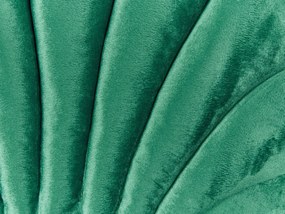 Sada 2 zamatových vankúšov 47 x 35 cm zelená CONSOLIDA Beliani