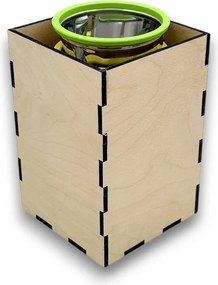 usporadejto.cz Drevený organizér do vysokého šuplíka,  VASKY - S (10 x 10 x 15 cm)