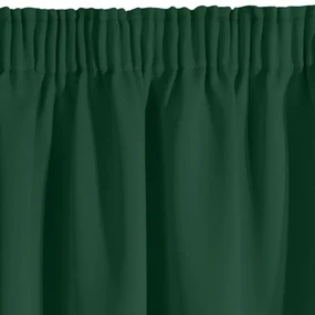 Zelený zatemňovací záves so zavesením na štipce 135 x 270 cm