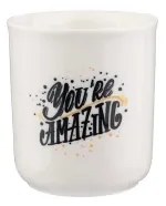 Jedálenská sada 4 ks čierna/biela/porcelán