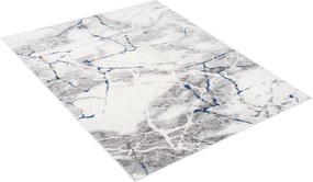 TA Koberec R216B L_GRAY/D_BLUE PORTLAND Modrý (tmavý) Obdĺžnikový Rozmer: 80x150 cm