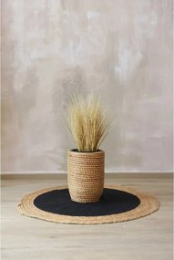 Umelá tráva v kvetináči BOHO, plast, výška 54 cm, béžová
