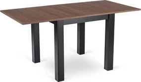 Vintino Rozkladací jedálenský stôl FELIX 80-160 cm – čierna / orech nicea