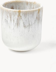 Ručne vyrobené šálky na espresso's reaktívnou glazúrou Danza, 4 ks