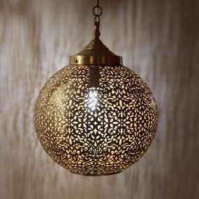 Luxusná mosadzná lampa Melilla