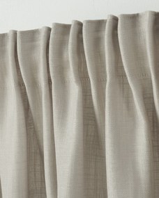 Záves na riasiacu pásku štruktúrovaná béžová 140 x 280 cm 1 ks.