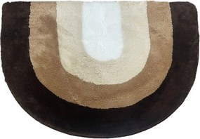 Hnedá kúpeľňová predložka 75x115 cm Endings – Foutastic