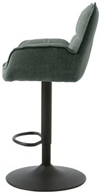 Zelené barové stoličky s nastaviteľnou výškou v súprave 2 ks Marilla – Unique Furniture