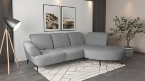 XXXLutz ROHOVÁ SEDAČKA, textil, sivá Sit & More - Sedačky - 000144013209