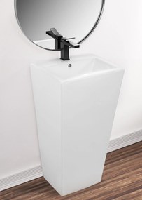 Rea Daria, voľne stojace umývadlo 440x380x840mm, biela lesklá, REA-U9900