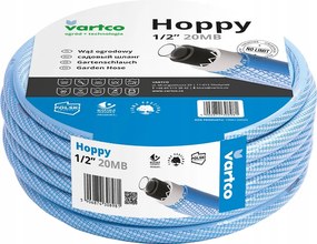 Nekrútiaca Záhradná Hadica Hoppy Tfs 3/4" 30 m Vartco 6 Vrstiev 36BAR Poľský