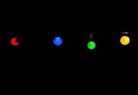 Garthen 1635 LED osvetlenie s 20 tich žiarovkami - farebné