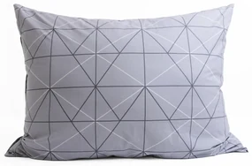 Bavlnená obliečka na vankúš Renforcé 70 × 90 cm – Sebastian sivá