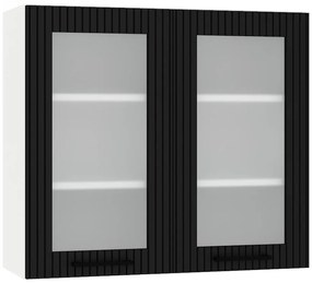 Skrinka do kuchyne Kate ws80 čierny hrášok