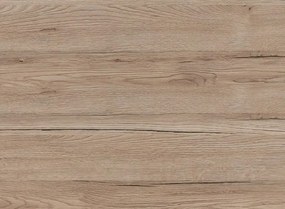 Rohová šatníkova skriňa Cariba, dub san remo/biela