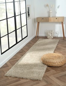 My Flair, Behúň My Shaggy beige, 80x200, béžová, chodba / predsieň