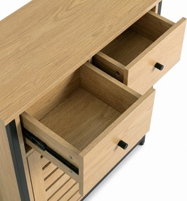 Skrinka na topánky DEMIS 70 cm – dub
