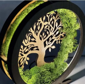 Drevená LED lampa Strom života – stmievateľná dekorácia na stôl I SENTOP LED0574-OAK-HALIFAX