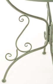 Kovový stôl GS13436802 - Zelená antik