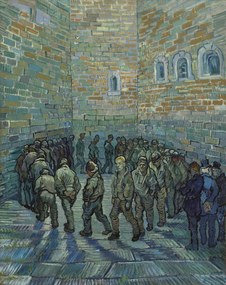 Vincent van Gogh - Obrazová reprodukcia The Exercise Yard, or The Convict Prison, 1890, (30 x 40 cm)