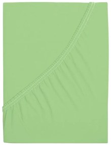 Jersey plachta z mako bavlny LUXORA 180x200 cm svetlozelená