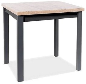 Jedálenský stôl Signal ADAM 90 dub wotan/čierna