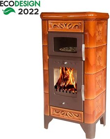 Krbové kachle Bologna II goldbrown 6 kW