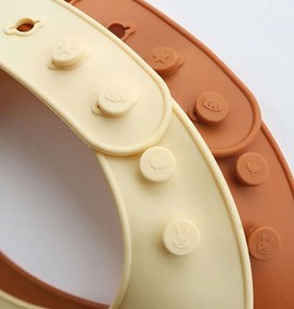 Sada 2 silikónových podbradníkov dúha