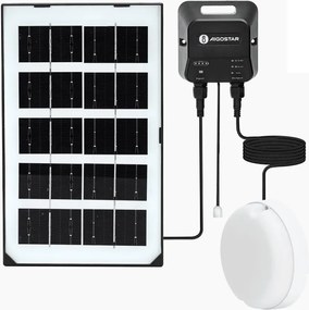 Aigostar - LED solárne svietidlo LED/35W/12V 3000 mAh 6500K priemer 16,8 cm